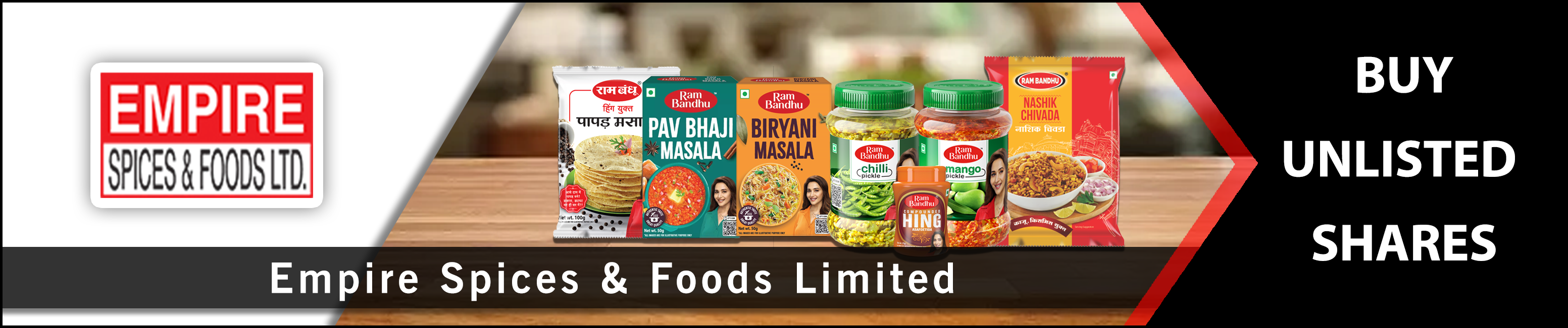 Empire Spices & Foods Ltd Unlisted Shares